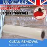 100M Thick Carpet Floor Protector Self Adhesive Roll Protection Cover Dust Film