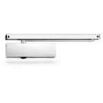 GEZE TS 5000 Overhead Door Closer with Guide Rail – EN 2-6 – Silver – NEW