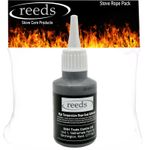 Reeds Stove Rope Adhesive Glue 50ml Seal Black Heat Resistant