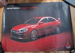 Mitsubishi Lancer Evolution X Original Showroom Poster Very Large
