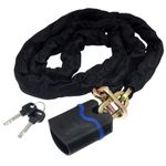 High Security 2m Motorcycle Motorbike Cycle Bike Chain & Hardened Steel Padlock