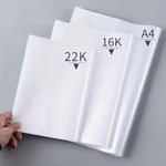 10PCS A4/16K/A5 Plastic Book Cover Books PVC Protective Cover