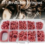 O-Ring Silicone Seal Set, Heat-Resistant and Oil-Resistant O-Ring Combo Pack