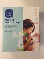 MAM Manual Breast Pump – Portable Ergonomic Milk Expressor + Easy‑Start Bottle
