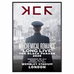 My Chemical Romance Poster Rock Concert Wembleyy Poster Black Parade 2026 A5-A1