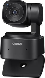 OBSBOT Tiny SE 1080p Webcam AI-Powered Framing & Gesture Control 100FPS Dual ISO