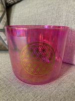 Quartz Crystal Singing Bowl Heart Chakra 432hz Clear Quartz singing bowl & bag 