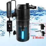 5 in 1 Aquarium Fish Tank Internal Filter with UV Steriliser Clarifier Pump