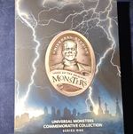 Universal Studios Monsters Commemorative Collection Series One Coin Set