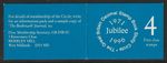 GB 1996 Decimal Stamp Book Study Circle Jubilee Private 1st Machin Booklet B410