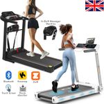 Treadmill Electric Motorized Massager & Incline Foldable Running Machine Home UK