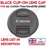 LENS CAP FITS Canon EF 24-105mm f/4L IS USM - FOR CANON 77MM FILTER - UK STCK