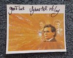 DOCTOR WHO SYLVESTER MCCOY signed Ghost Light Script Book Postcard Picture
