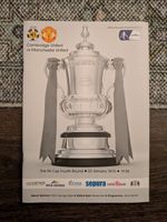 CAMBRIDGE UNITED V MANCHESTER UNITED PROGRAMME 2014/2015 FA CUP