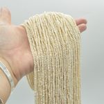 Freshwater Potato Round Pearls (No Lustre) - Off White, 2-3mm, for Jewellery