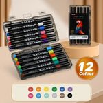 Acrylic Paint Pens Markers 12/24/48/60pc Permanent Art Rock Glass Waterproof