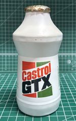 vintage Oil 500ml Castrol GTX  Plastic Bottle  Un-opened