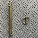 Adjustable Height Tow Hitch Pin.  Dixon Bate type Slider Pin.  19mm.  (pin only)