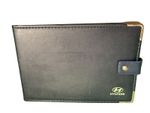GENUINE HYUNDAI  SERVICE HANDBOOK WALLET HOLDER DOCUMENT GILT EDGED STYLISH