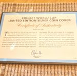Cricket World Cup 2019 Limited Edition FDI 50p Coin Cover COA No.233