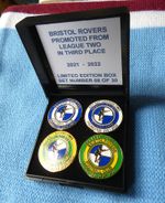 BRISTOL ROVERS  -  THE PIRATES  PROMOTED DIVISION TWO  BOX-SET  2021-2022