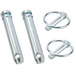 2 X TOP LINK PINS & LINCH PINS - Tractor Cat 2 Case Linkage Category Parts
