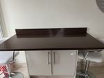 Granite work top chocolate with silver speckle. Solid excellent condition. 