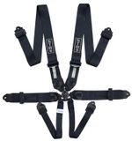Black 6-Point Race Harness FIA 8853-2016 2030 Safety Seat Belt IVA Safe - STR