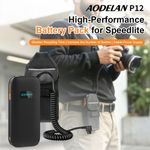 External Flash Battery Pack Speedlite Battery Power Bank for Canon Nikon Sony