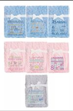 Personalised Baby Blanket Embroidered Soft Bubble Boy Girl Gift Stars Newborn