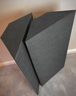 Corner Bass Traps (x2) by Homeward Sound - Home & Studio Acoustic Sound Absorber