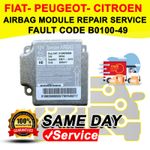 FIAT DUCATO,PEUGEOT BOXER, CITROEN REALY 01370978080 FAULT B0100 REPAIR SERVICE.