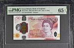 GB / England Queen Elizabeth II £50 397a AD16 954957 PMG 65 EPQ
