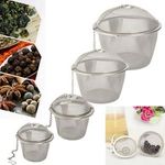Practical Tea Ball Spice Strainer Mesh Infuser Filter Stainless Steel Herbal