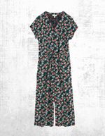 Ex Seasalt Women’s SS Jersey Jumpsuits in Botanic Black Rose (A Bit Defect)