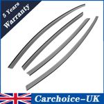 Premium Wind Rain Deflectors compatible with Tesla Model 3 2017+ 4Pcs Sun Visors