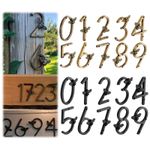 Bee House Number Sign Brass Bee House Number Metal Crafts Modern Door Sign _&c