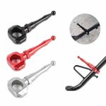 Motorcycle Kickstand Extension Durable Aluminum Alloy Side Stand Foot Pad for E