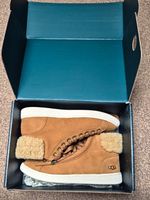 Womens UGG Brown High Top Faux Fur Lined Lace Up Zip Trainers UK 5 EU 38