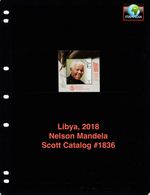 $4.75 Scott Value - 2018 LIBYA Nelson Mandela s/s 100 Yrs scarcer CV MNH NH UMM