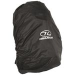 HIGHLANDER 40-50L MEDIUM BACKPACK RAIN COVER WATERPROOF RUCKSACK WRAP BAG BLACK