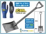 Heavy Duty Steel Square Mouth Builders Gardening Shovel Durable D Handle 25-48