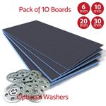 Tile Backer Cement Coated Insulation Board 10 Pack 1200x600mm  6-30mm Thick