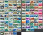 JAPAN 1958-1974 QUASI & NATIONAL PARK issues - MH - complete series of 111 diff.