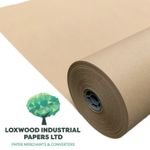 100gsm Heavy Duty Brown kraft wrapping parcel packaging paper roll 900mm x 220m