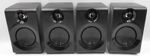 PANASONIC SB-HFS4010 4 X SMALL BLACK FRONT SURROUND SPEAKERS TESTED WORKING READ