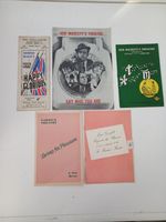 Vintage Theatre Programmes A. Collectable. Job Lot x 5.