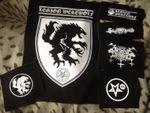 Satanic Warmaster True Werewolf Black Metal Legion Canvas Patch Strength Honour