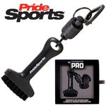 PRIDE SPORTS PRO-PRECISION GOLF CLUB BRUSH / GROOVE CLEANER +MAGNETIC BAG CLIP