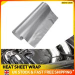 Self Adhesive Heat Shield Sheet Engine Bay 30x120cm Aluminium 500C Silver Foil
